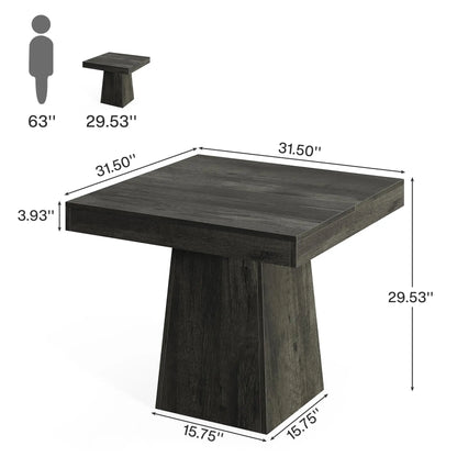 Tribesigns Square Dining Table for 4