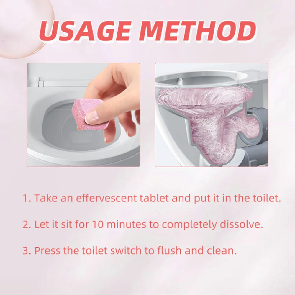 3-20Pcs Tablet Toilet Cleaner
