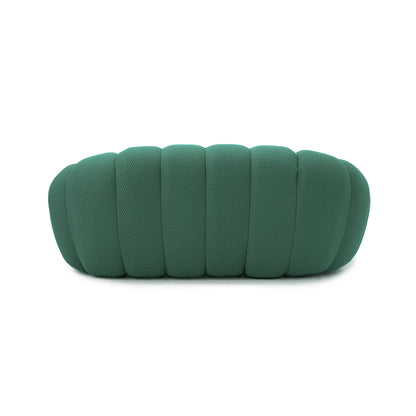 Sdorens 78'' Modern Curved Boneless Sofa Comfy 3D Knitted Fabric